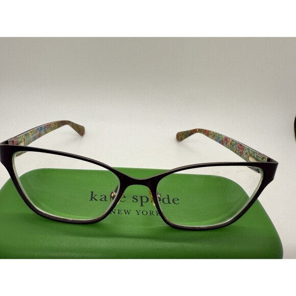 KATE SPADE IVIE 09Q 52-16-140 Eyeglasses Metal/Plastic Temple, CASE POUCH CLOTH - Picture 4 of 16